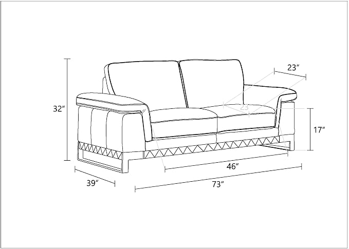 Blackjack Furniture Weston Collection Genuine Italian Leather Living Room - Image 11