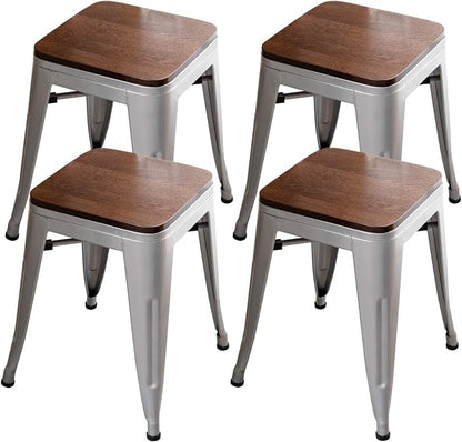 Modern Industrial Metal Stool Classroom Stools by HAOBOHOME