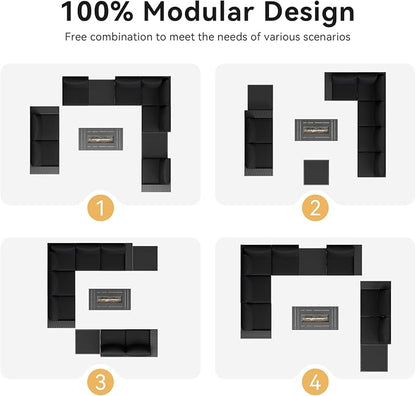 Aoxun 10-Piece Sectional Sofa - Image 11