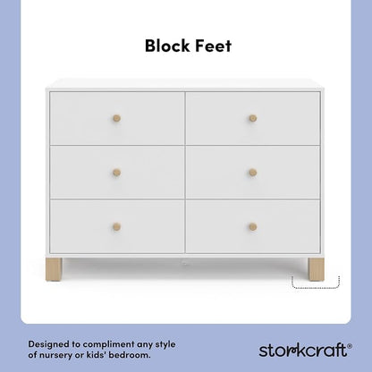 Storkcraft California 6-Drawer Double Dresser - Image 5