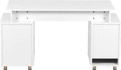Elegant 57" W Executive Desk - Image 6