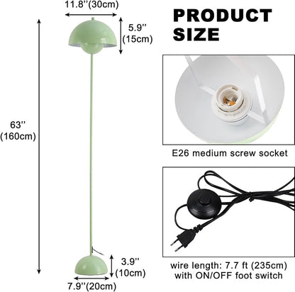 COSYLUX Modern Floor Lamp for Living Room, Industrial Tall Standing Lamp for - Image 6