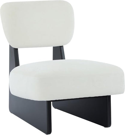 GDFStudio Upholstered Armless Accent Chairs Set of 2 Modern Side Chair - Image 7