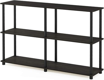 Furinno TURN-N-TUBE Storage Shelves, 3-Tier 47.4 Wide Book Shelf, Corner Shelf - Image 7