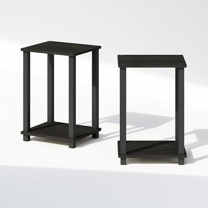 Furinno Simplistic Night Stand Set of 2, 2-Tier Small Nightstand - Image 6