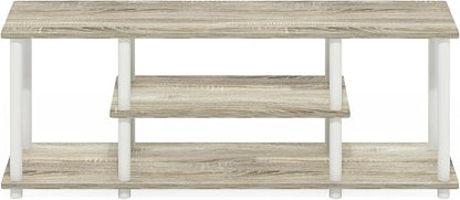 Furinno Turn-N-Tube No Tools 3D 3-Tier Entertainment TV Stand up to 50 inch TV - Image 5