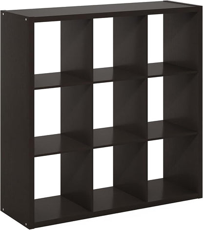 Furinno CUBICLE Book Shelf, 9-Cube Bookshelf, Extra Thick Frame Reversible - Image 10