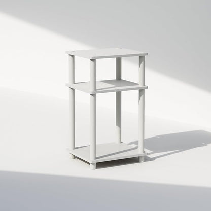 Furinno JUST Side Table, 3-Tier End Table, Open Shelves Night Stand, Bedside - Image 3