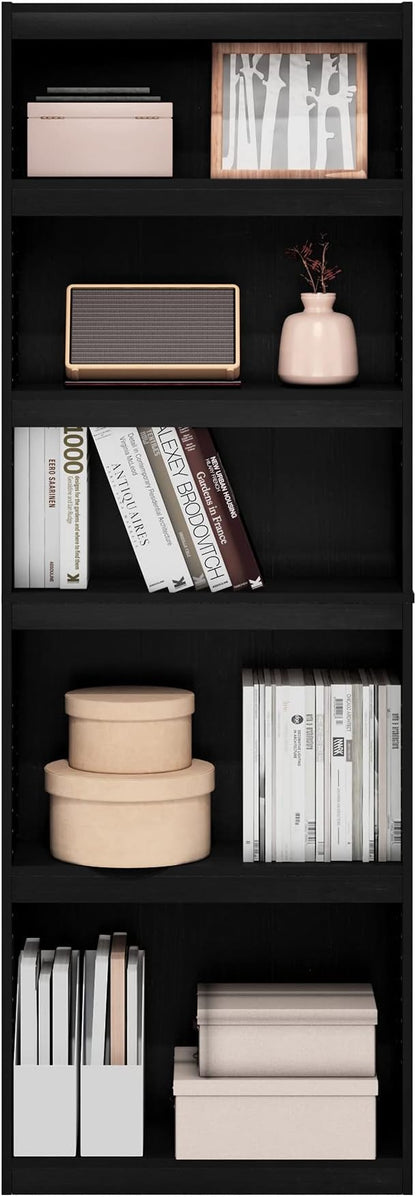 Furinno Jaya Enhanced Home 5-Tier Shelf Bookcase - Image 4
