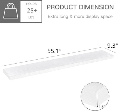 QEEIG Floating Shelves for Wall 55.1" Extra Long - Image 3