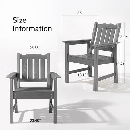 Stoog All-Weather Outdoor & Garden Chair, Patio Dining Chairs - Image 3