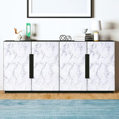 Arthome White Marble Contact Paper - Image 3