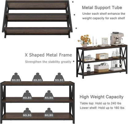 FATORRI Console Table for Entryway, Modern Entry Table - Image 4