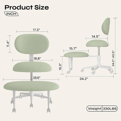 Pinmoco Ergonomic Cross Legged Office Chair - Image 2