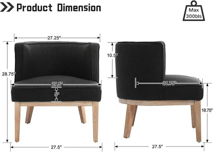 Gray Barrel Chairs Set of 2 - Image 2