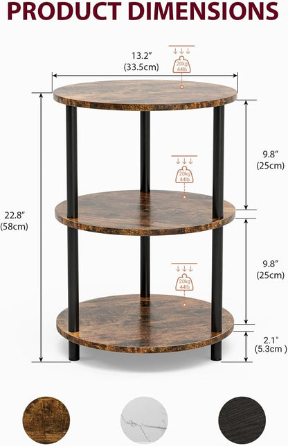 XBurmo Small Round End Table - Image 3
