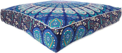 Mandala Floor Pillow Cover Meditation Cushion Seating Throw Hippie Round - Image 6