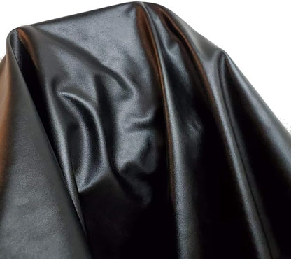 NAT Leathers | Black Garment Soft Faux Vegan Leather PU | by The Yard Synthetic - Image 3