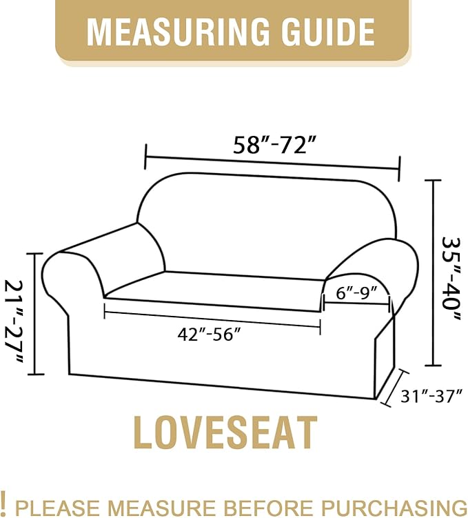 H.VERSAILTEX Floral Pattern Love Seat Covers - Image 4