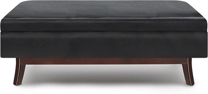 SIMPLIHOME Owen Rectangular Storage Ottoman - Image 5