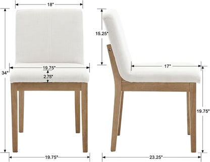 Farmhouse Wooden Dining Chairs - Image 2
