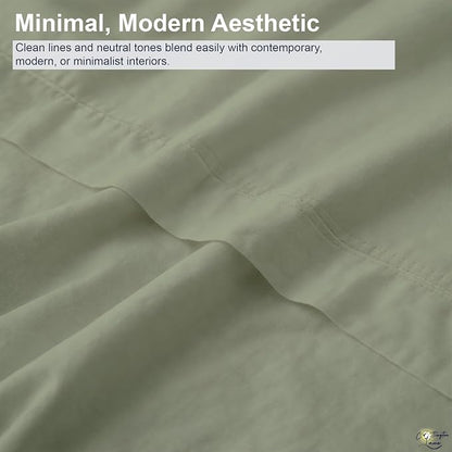 Cottington Lane Sleeper Sofa Sheets Queen Size, 4 Piece Premium Quality 100% - Image 7