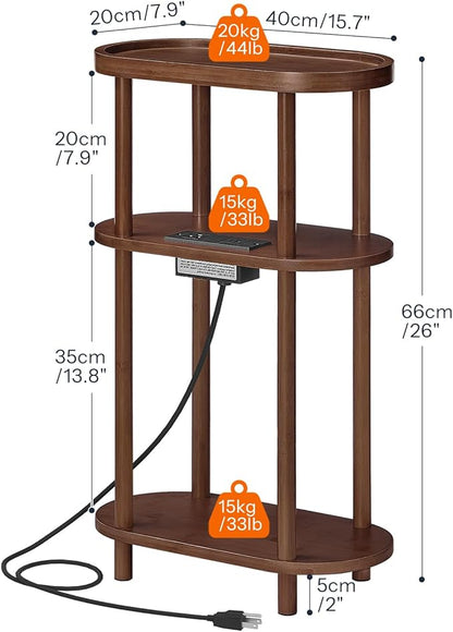 HOOBRO Small Narrow Side Table - Image 3