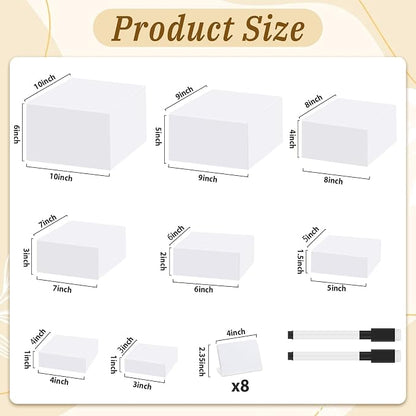8Pcs Buffet Risers, Large Food Risers - Image 2