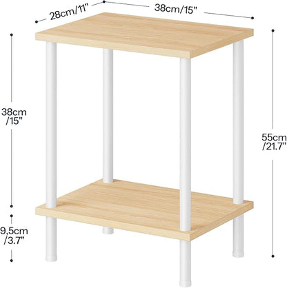 HOOBRO End Tables Set of 2, Small Side Table, Nightstand - Image 3