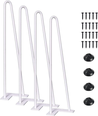SMARTSTANDARD 16 Inch Heavy Duty Hairpin Furniture Legs, Metal Home DIY Projects by SMARTSTANDARD