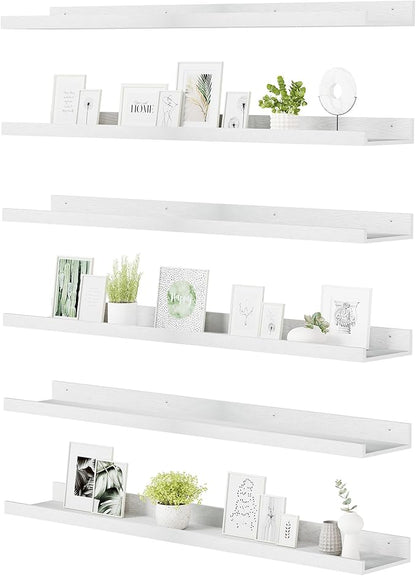 upsimples Floating Shelves for Wall, 47.3 Inch Shelves for Decor Storage Set of by upsimples