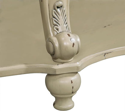 LKTART Oval Coffee Tables for Living Room, Round Vintage Coffee Table - Image 9