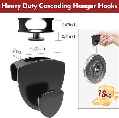 Latoxcaa Space Saving Hanger Hooks 30Pcs, Upgrade Heavy Duty Space Saver - Image 3
