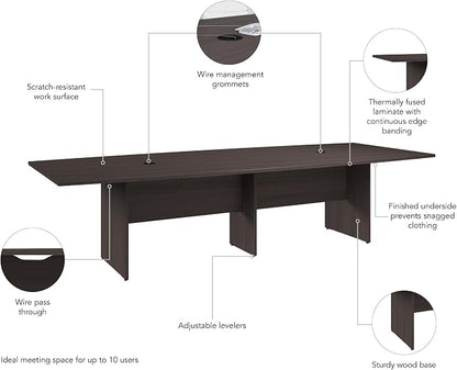 Bush Business Furniture 120-inch Office Conference Table - Image 7