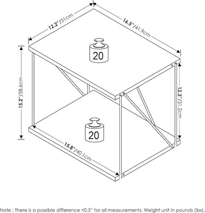 Furinno Industrial Multipurpose Side Table - Image 3