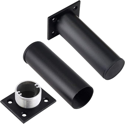 Set of 4 Furniture Legs 4.7 Inch, Adjustable Aluminum Alloy Cabinet Legs - Image 2