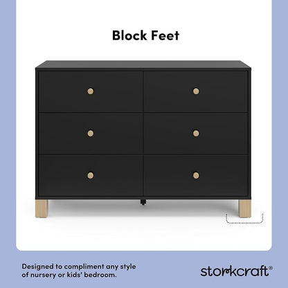 Storkcraft California 6-Drawer Double Dresser - Image 5