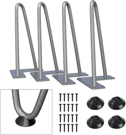SMARTSTANDARD 8 Inch Heavy Duty Hairpin Furniture Legs, Metal Home DIY Projects by SMARTSTANDARD