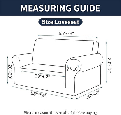 2025 New Stretch Loveseat Sofa Slipcovers Couch Cover - Image 3