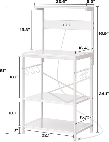 SUPERJARE Kitchen Bakers Rack - Image 7
