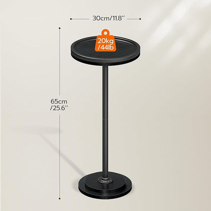 HOOBRO Small Round Side Table, Drink Table, Coffee Martini Table - Image 3
