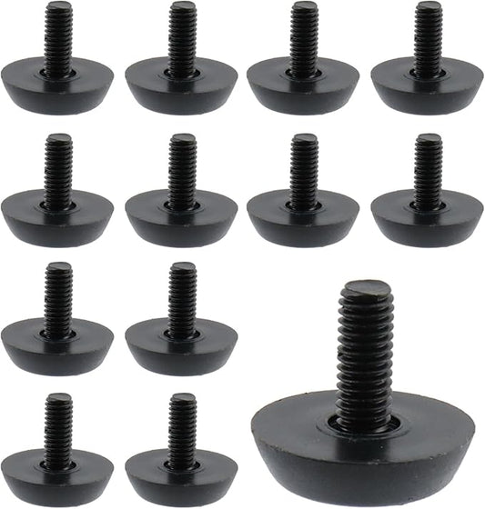 Antrader 12 Pack M6×15mm Furniture Lvelers, Table Leg Levelers, Levelling Foot by Antrader