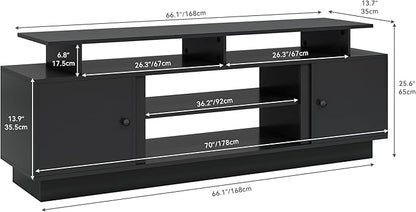YITAHOME Modern TV Stand for 80 inch TVs, Entertainment Center - Image 2