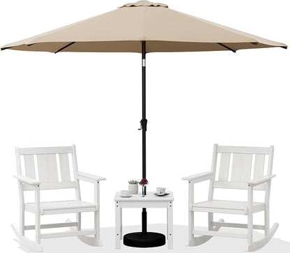 SERWALL Outdoor Rocking Chairs Set of 2 by SERWALL