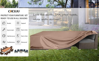 Patio Furniture Set Cover Waterproof Outdoor Furniture Covers Heavy Duty - Image 8