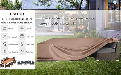 Patio Furniture Set Cover Waterproof Outdoor Furniture Covers Heavy Duty - Image 8