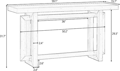 Contemporary Console Table - Image 3