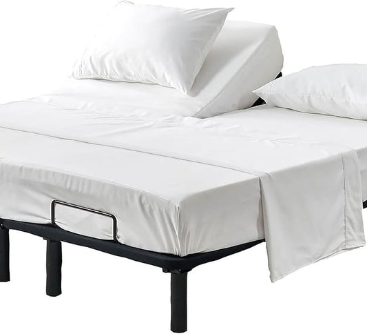 Kingnex Half Split Top King Sheets Set by Kingnex