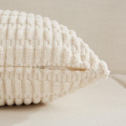 Fancy Homi 4 Packs Decorative Throw Pillow Covers - Image 4