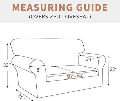 Easy-Going 100% Waterproof Oversized Loveseat Couch Cover, Dual Waterproof Sofa - Image 6